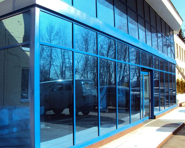 Алюминиевые витражи